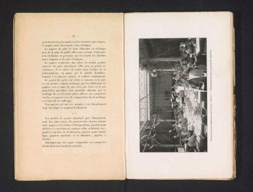 Group of women preparing stacks of paper for small printing at the Société anonyme Papeteries Anversoises in Antwerp