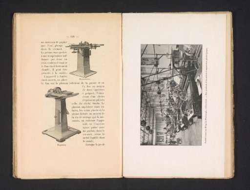 View of a printing house for photographic clichés at the Société anonyme Belge de Phototypie in Etterbeek