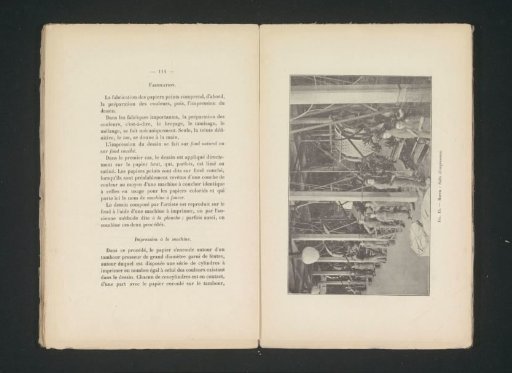 View of the interior of a printing house in Haren, Belgium