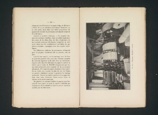 View of a workshop in a paper mill in Turnhout