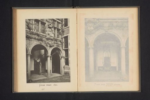 Courtyard with staircase of the House of Christoffel Plantijn