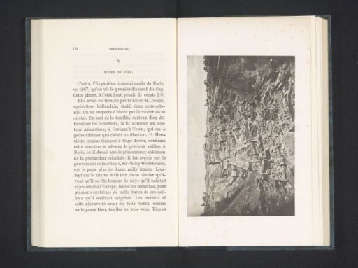 View of a diamond mine near Kimberley