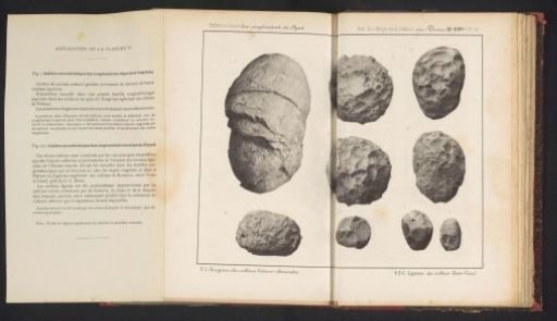 Collection of agglomerated rocks