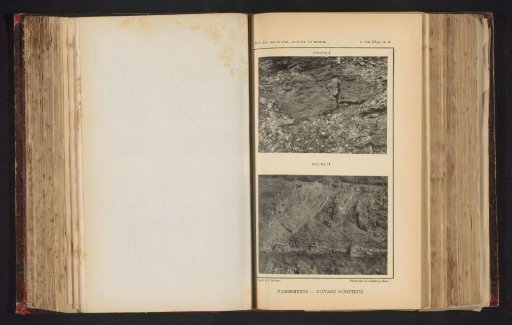Two Examples of Rock Formations Formed by Schistosity