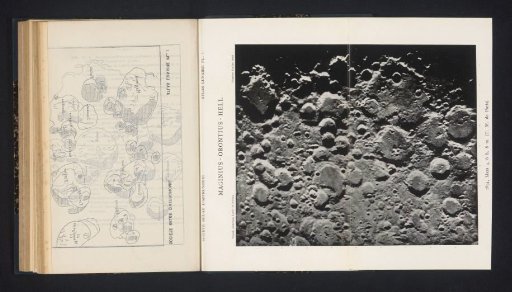 Craters on the moon