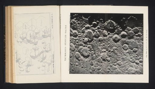 Craters on the moon