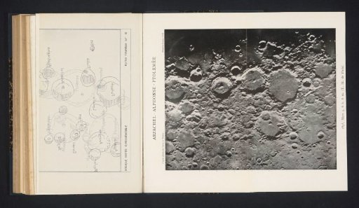 Craters on the moon