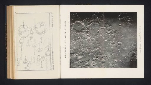 Craters on the moon