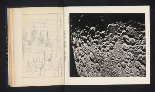 Craters on the moon