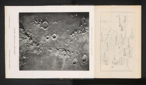 Craters on the moon