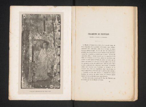Photographic reproduction of one of the Walcourt panels, the Annunciation