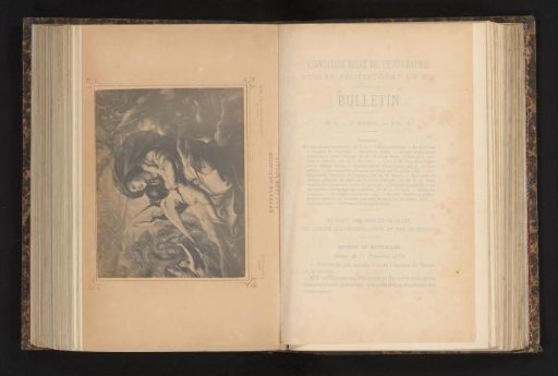 Photographic reproduction of a design with a biblical scene