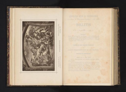 Photographic reproduction of a fresco of the Victory of Joshua by Raphael