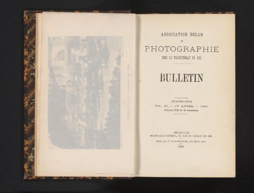 Bulletin / Association belge de photographie