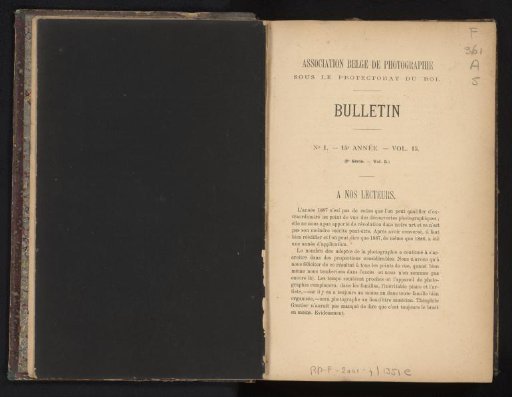 Bulletin / Association belge de photographie