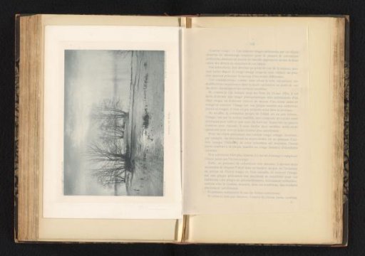 View of a partially frozen body of water