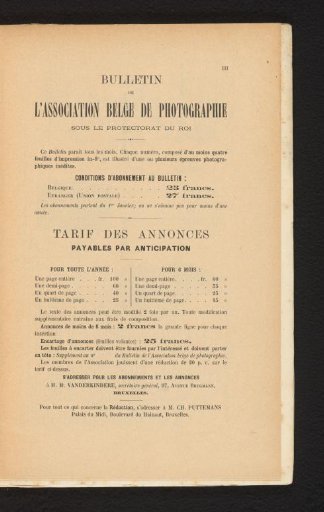 Bulletin / Association belge de photographie