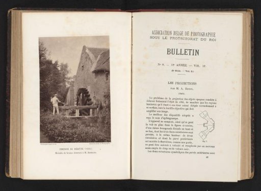 Two Unknown Men at a Watermill