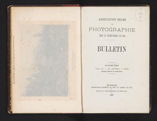 Bulletin / Association belge de photographie