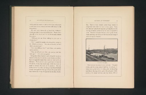 View of the locks of IJmuiden