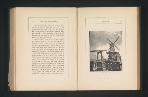 View of the Windmill De Adriaan in Haarlem