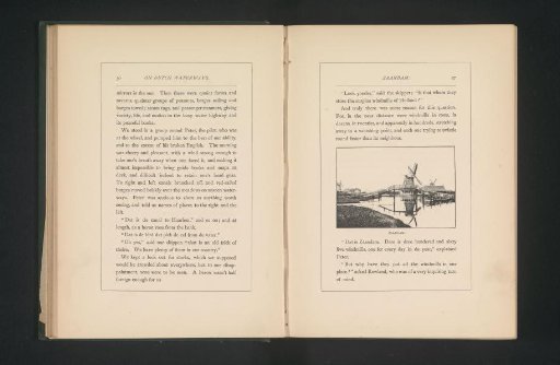 View of Mills and a Bridge at Zaandam