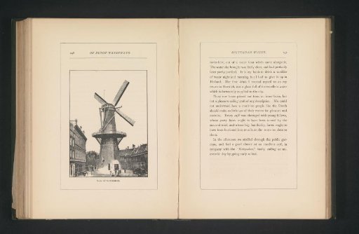 View of a windmill in Rotterdam
