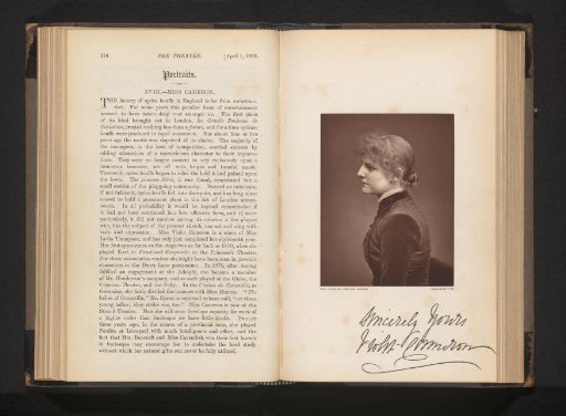 Portrait of Miss Cameron