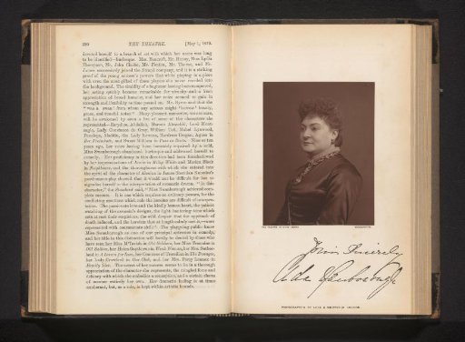 Portrait of Miss Swanborough