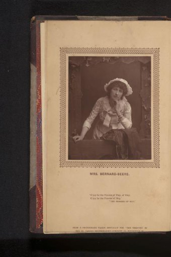 Portrait of Mrs. Bernard-Beere