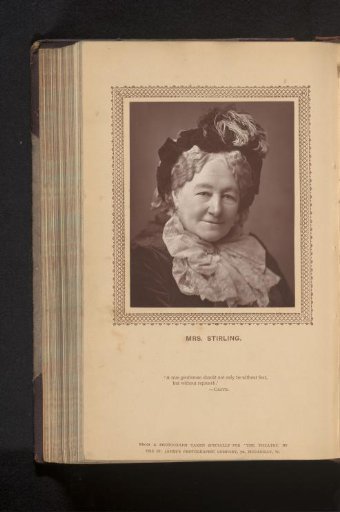 Portrait of Mary Anne Stirling