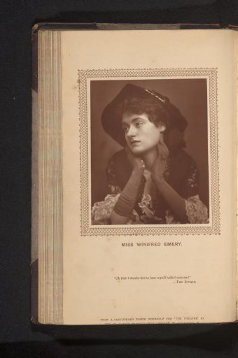 Portrait of Winifred Emery
