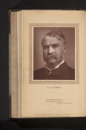 Portrait of William Schwenck Gilbert