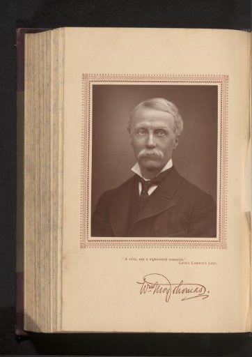 Portrait of William Moy Thomas