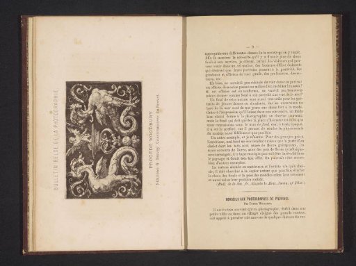 Reproduction of a print of grotesque ornaments by Lucas van Leyden