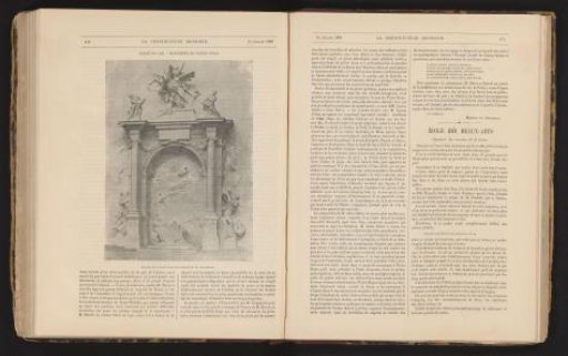 Submission for the Salon of 1886, a monument for Victor Hugo by Aime-Jules Dalou
