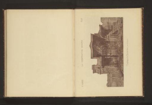 Reproduction of a design of the Baths of Diocletian by Edmond Paulin