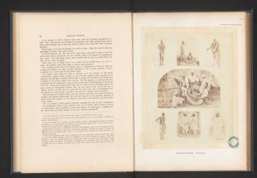 Collection of portraits and a group of Indian men to illustrate various types of men's clothing