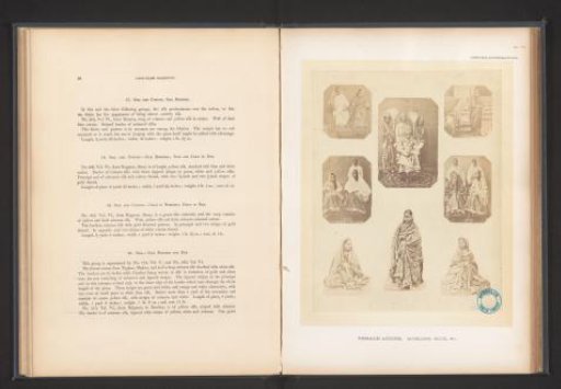 Collection of portraits of Indian women illustrating various women's clothing