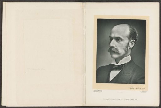 The most noble the marquis of Lansdowne, K.G.