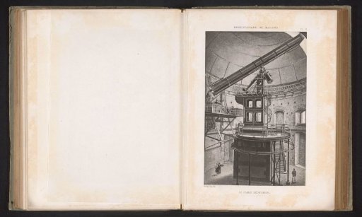 Reproduction of a design for the interior of the Paris Observatory