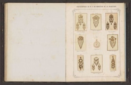 Nine images of jewelry