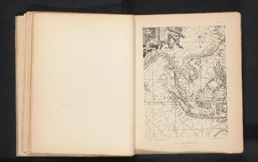 Reproduction of a map of the area around China and Borneo by Pieter Goos