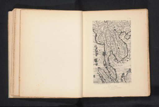Reproduction of a map of Thailand