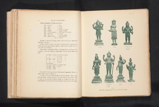 Seven sculptures of Brahmanic gods