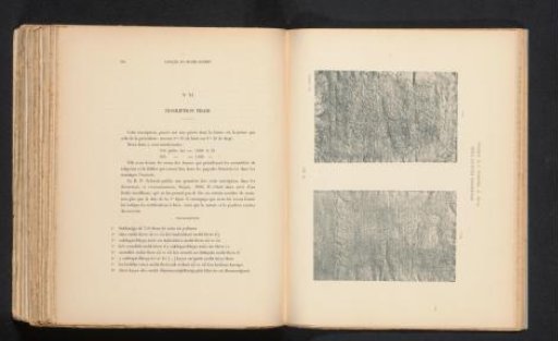 Front and back of a stele with Thai inscription
