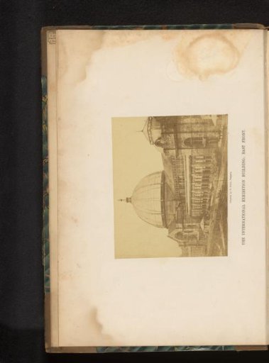 View of the building of the International Exhibition of 1862 in London, England