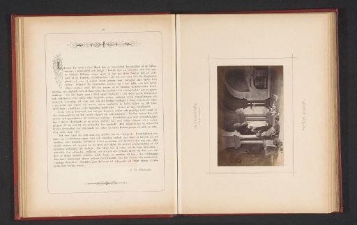 Photoreproduction of a painting of two men, one of whom is sleeping in a chair, by Thure Nikolaus Cederström