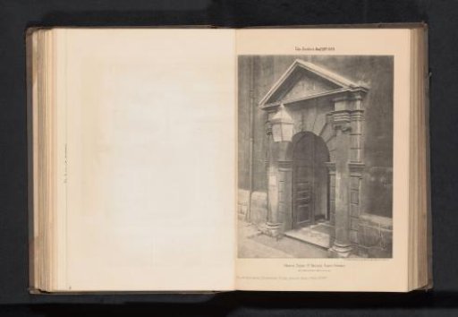 Entrance to the north side of St. Bride's Church in London
