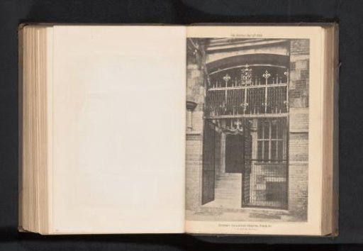 Gate of the children's hospital in Finsbury